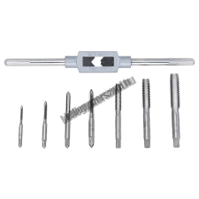 SIBRTEH 8db kézi menetfúró készlet M3-M12 barkácsolás, csiszolás, rögzítés