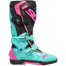SIDI Crossair motoros csizma menta-fekete-rózsaszín motoros csizma