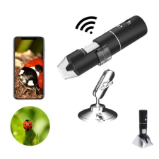SIDI Vezeték nélküli mikroszkóp, WiFi, Apple iPhone IOS és Android telefonokra 1000x nagyítás mérőműszer