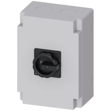 Siemens 3LD2766-0TB51 BE-KI kapcsoló, 3P, 100A, tokozott, fekete, IP65 villanyszerelés