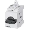 Siemens 3LD3030-0TK11 BE-KI kapcsoló, 3P, 16A, előlapra, fekete