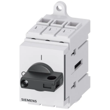 Siemens 3LD3030-0TK11 BE-KI kapcsoló, 3P, 16A, előlapra, fekete villanyszerelés