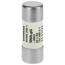 Siemens 3NW6222-1 hengeres biztosító betét, 22x58, 63A, 500VAC, gG villanyszerelés