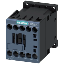 Siemens 3RH2140-1BA40 mágneskapcsoló 6A, 4NO, 12VDC, S00, csavaros villanyszerelés