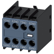 Siemens 3RH2911-1XA40-0MA0 segédérintkező, homlokra, 4NO, S00-S2-hoz, csavaros villanyszerelés