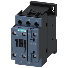 Siemens 3RT2027-1AU20 mágneskapcsoló, 15kW/32A, 380VAC 50/60Hz, 1NO+1NC, S0, csavaros villanyszerelés