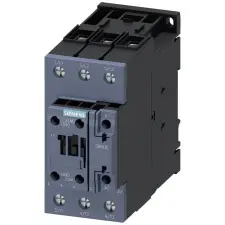 Siemens 3RT2038-1AL20 mágneskapcsoló, 37kW/80A, 230VAC 50/60Hz, 1NO+1NC, S2, csavaros villanyszerelés