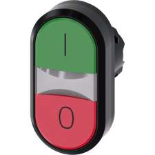 Siemens 3SU1000-3AB42-0AK0 zöld piros IP69k iker nyomógomb (3SU1000-3AB42-0AK0) villanyszerelés