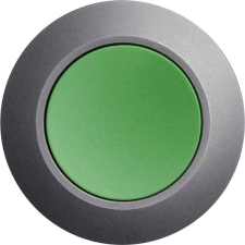Siemens 3SU1060-0JB40-0AA0 nyomógombfej, zöld, lapos, 30mm-es furatba! Sirius villanyszerelés