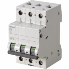 Siemens 5SL6316-7 Leitungsschutzschalter C16A 3polig 6kA villanyszerelés