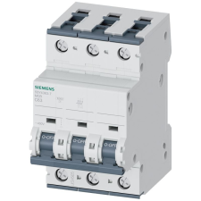Siemens 5SY4363-7 kismegszakító 3C 63A 10kA villanyszerelés