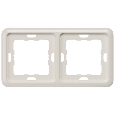 Siemens 5TG1812 2-es keret, titánfehér (RAL9010), DELTA profil villanyszerelés