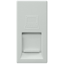 Siemens 5TG9874-2TW moduláris 1xRJ45 Cat.5 aljzat, titánfehér (RAL9010), DELTA m-system villanyszerelés