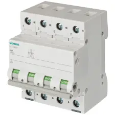 Siemens 5TL1463-0 moduláris leválasztó kapcsoló, 63A, 4NO, BE-KI villanyszerelés