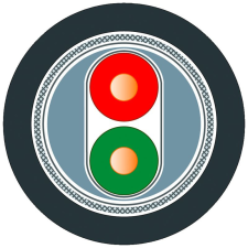 Siemens 6XV1830-5FH10 PB FC Process kábel, fekete villanyszerelés