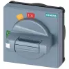 Siemens 8UD1721-0AB11 BE-KI kapcsoló kar előlappal, fekete, tolerancia kompenzáció nélkül, (3VA1/2, 100/160/250)