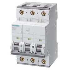 Siemens kismegszakító 3P C 4A 10kA (5SY4304-7) villanyszerelés