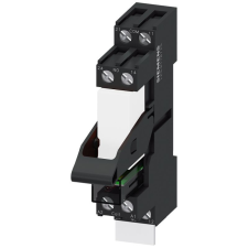 Siemens LZS:RT4A4L24 relé+foglalat, LED-modul védődiódával, címkével, 2CO/16A, 24VDC, csavaros villanyszerelés