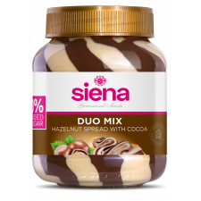 Siena Siena duo mix kakaós mogyorós tejkrém édesítőszerrel 400 g csokoládé és édesség