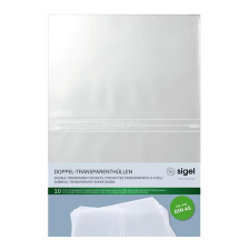 SIGEL Étlaptartó betét, A5, SIGEL, áttetsző lefűző