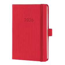Sigel GmbH Sigel Conceptum határidőnapló, 2026, 10,8x15 cm heti, piros határidőnapló