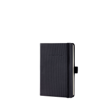 Sigel GmbH Sigel Conceptum notesz, kockás, 10,8x15cm, fekete, számozott oldalak, gumipánt jegyzettömb