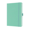 SIGEL Jegyzetfüzet, exkluzív, A5, vonalas, 96 lap, keményfedeles, SIGEL Jolie, mentazöld (SIJN409)