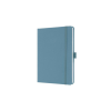 SIGEL Jegyzetfüzet, exkluzív, A5, vonalas, 96 lap, keményfedeles, SIGEL "Jolie", porkék