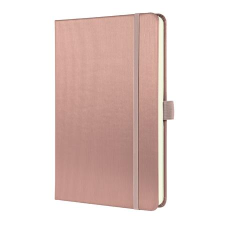 SIGEL Jegyzetfüzet, exkluzív, A5, vonalas, 97 lap, keményfedeles, "Conceptum", pink metál (SICO401) (SICO401) füzet
