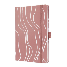  Sigel Jolie határidőnapló, 2026, 13,5x20,3 cm, heti, Rosy Meringue határidőnapló