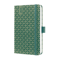  Sigel Jolie határidőnapló, 2026, 9,5x15 cm, heti, zöld határidőnapló