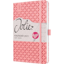 SIGEL Naptár, A5, heti, 2021, kemény borító, SIGEL  Jolie , Rose Pink naptár, kalendárium