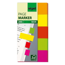 SIGEL Neon 20x50 mm Jelölőcímke 5x40 lap - Vegyes (HN650) jegyzettömb