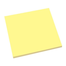 SIGEL Öntapadó jegyzettömb, elektrosztatikus, 100x100 mm, 100 lap, SIGEL, sárga jegyzettömb