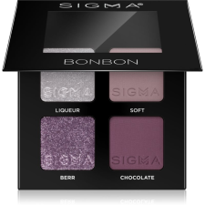 Sigma Beauty Quad szemhéjfesték paletta árnyalat Bonbon 4 g szemhéjpúder