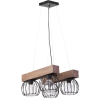 Sigma Lighting loft függeszték milan barna fekete sig31576