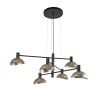 Sigma Lighting modern függeszték artis fekete arany sig40569
