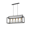 Sigma Lighting modern függeszték vigo fekete arany sig32443