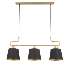 Sigma Lighting modern függeszték volutto fekete réz arany sig40646 világítás