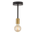 Sigma Lighting modern mennyezeti lámpa gino fekete arany sig32376
