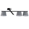 Sigma Lighting modern mennyezeti lámpa ole fekete szürke sig32221