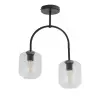 Sigma Lighting modern mennyezeti lámpa shine fekete átlátszó sig32243