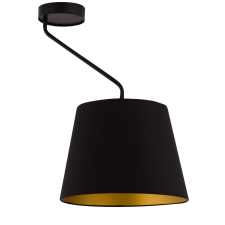 Sigma Lizbona fekete-arany mennyezeti lámpa (SIG-32119) E27 1 izzós IP20 világítás