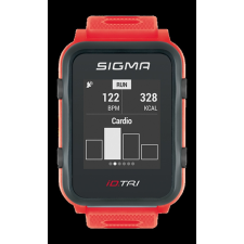 Sigma Sportóra karóra SIGMA iD.TRI neon piros kerékpáros karóra