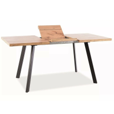 Signal Brick Kihúzható MDF Étkezőasztal Artisan Tölgy Fekete Vázzal bútor