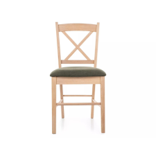 Signal CD-56 Keresztpántos Tölgy Étkezőszék Zöld Kárpittal bútor