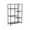 Signal Costa B Modern Laminált Fekete Polcos Állvány