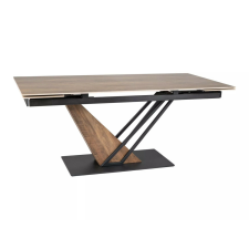 Signal Genesis Legno Kihúzható Kerámia Étkezőasztal Tölgy-Fekete bútor