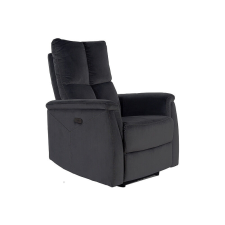 Signal Neptun Velvet Elektromos Relax Fotel Fekete Bársony USB bútor