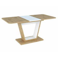 Signal Nigel Kihúzható Étkezőasztal Laminált Artisan Tölgy-Fehér Modern bútor